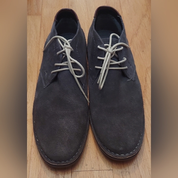 REACTION KENNETH COLE "DESERT WIND" MEN'S GREEN SUEDE CHUKKA BOOTS SIZE 13 M - Picture 6 of 12